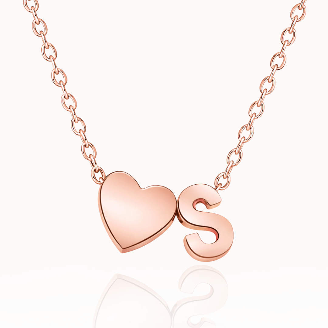 Collar Corazón con Inicial Personalizada